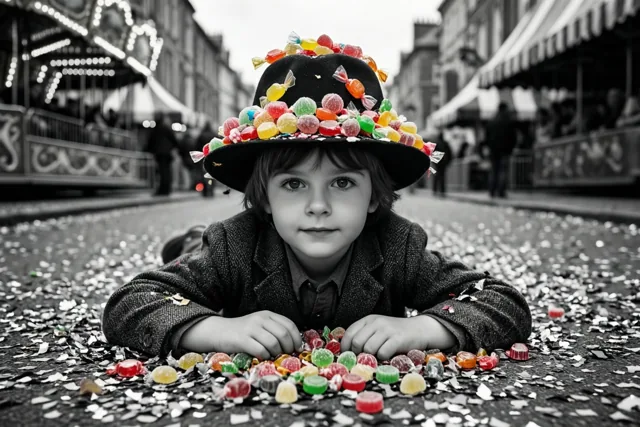 Een hoed vol carnavalsnoep