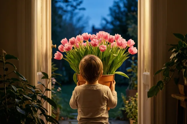 Tulpen komen eraan, mama