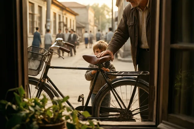 Papa, de fietsherinneringen blijven