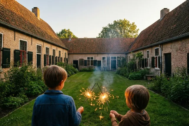 Kleine lichtjes voor het nieuwe jaar