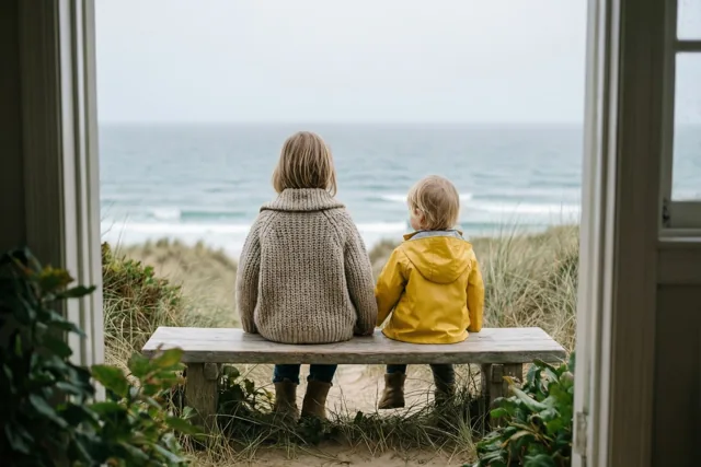 Zeegroetjes voor oma en opa