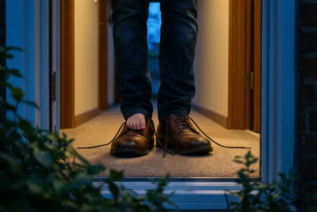Papa, een plekje in jouw schoen