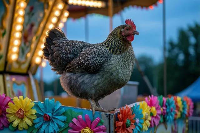 Feestavond voor de kip