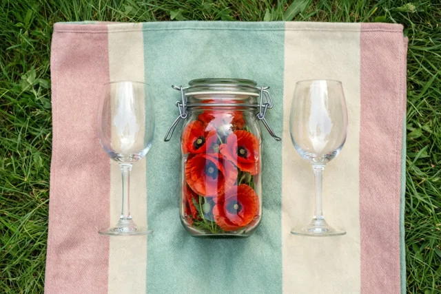 Een picknick vol bloemenliefde