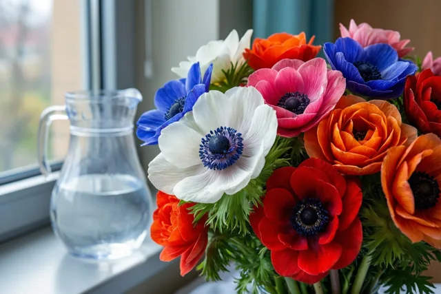 Kleurige bloemen voor nieuwe moed