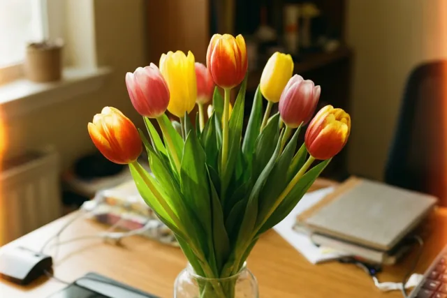 Tulpen voor je nieuwe job