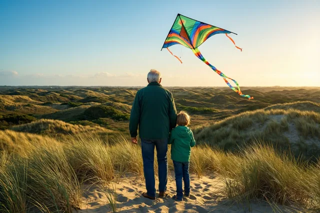Vliegeren met opa