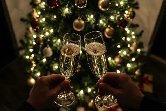 Een toost op kerst