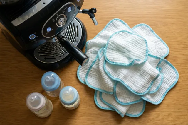 De baby bepaalt de koffiepauze