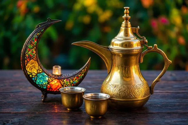 Een kleurrijke koffiegroet voor Offerfeest
