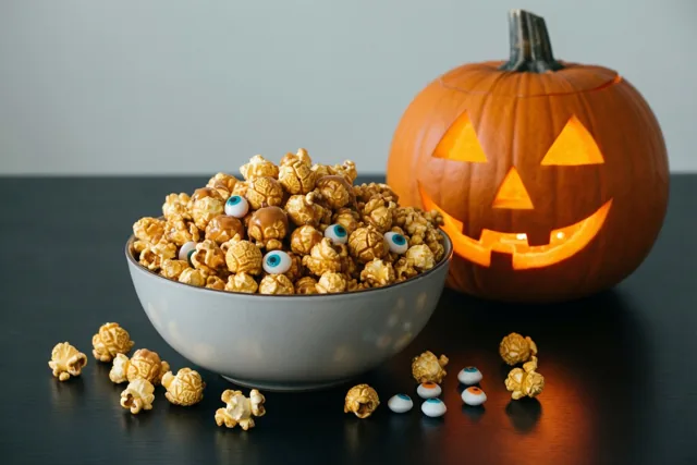 Oogjes op de popcorn