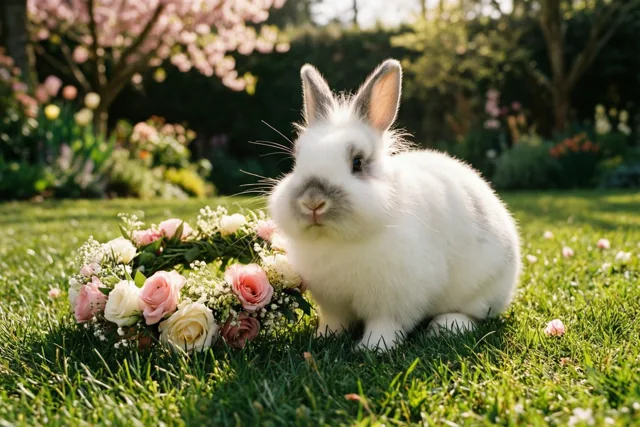 Lentefeest met een pluizige gast