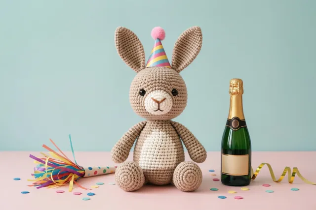Zachte nieuwjaarswensen in feestkleuren