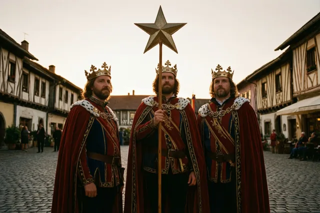 Koningsfeest op het oude plein