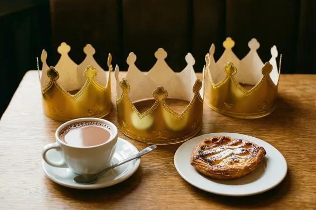 Driekoningen met een kopje choco