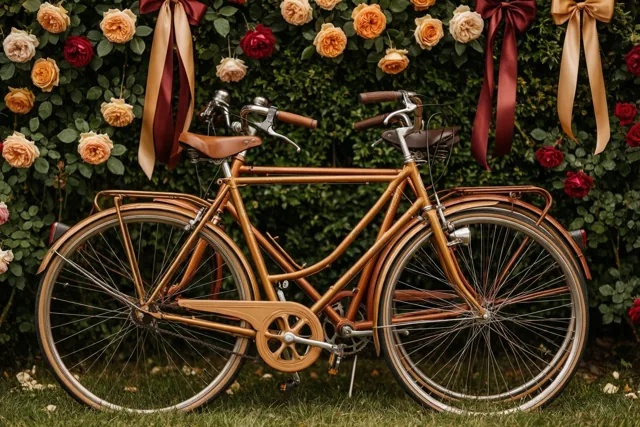 Een feestelijke fiets voor jullie
