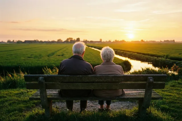 Samen de avond zien vallen