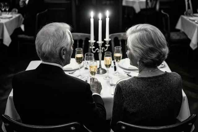 Een diner vol gedeelde jaren