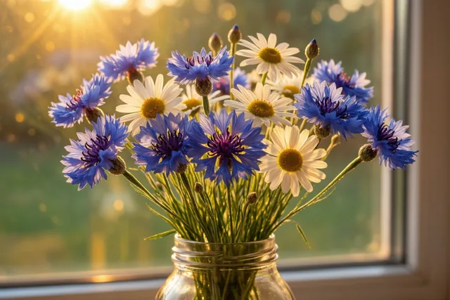 Korenbloemen brengen je wat zon