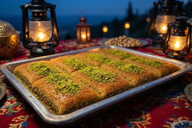 Een zoete feestavond met kunafa