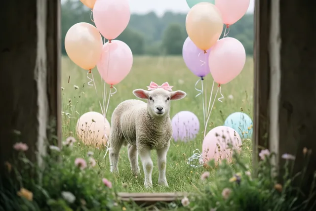 Een lammetje op je verjaardagsfeest
