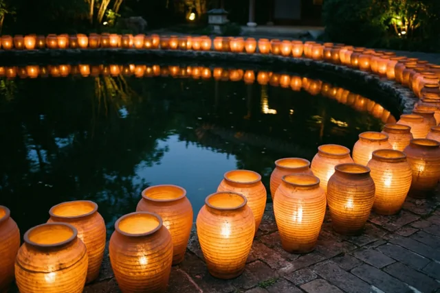 Diwali langs het stille water