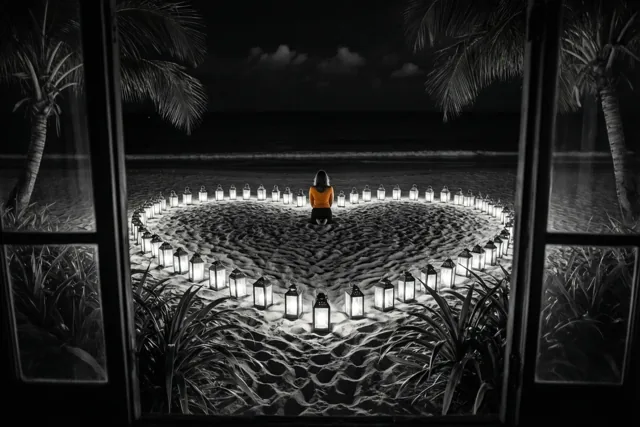Strandlicht voor jullie grote ja
