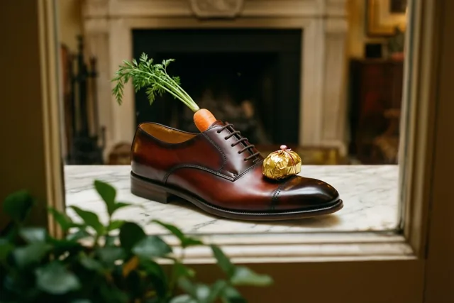 Sintverwachting aan het raam