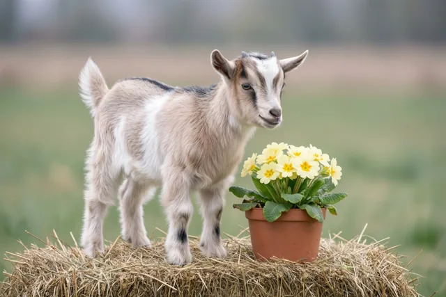 Klein geitje in het lentegroen