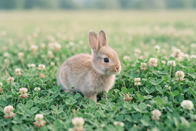 Kleine oortjes duimen mee
