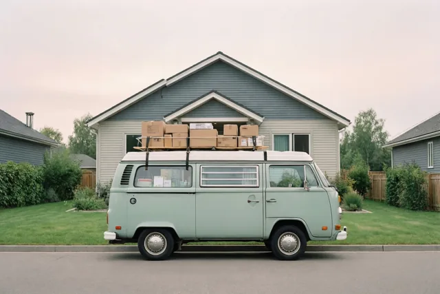 Met het retrobusje naar huis