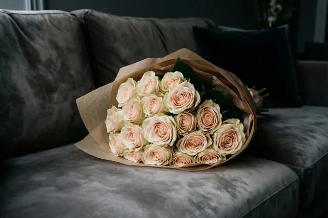 Zachte rozen, warme dank