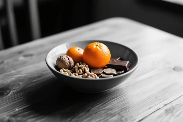 Oranje in de winter