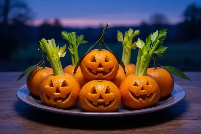 Mandarijntjes in griezelstemming