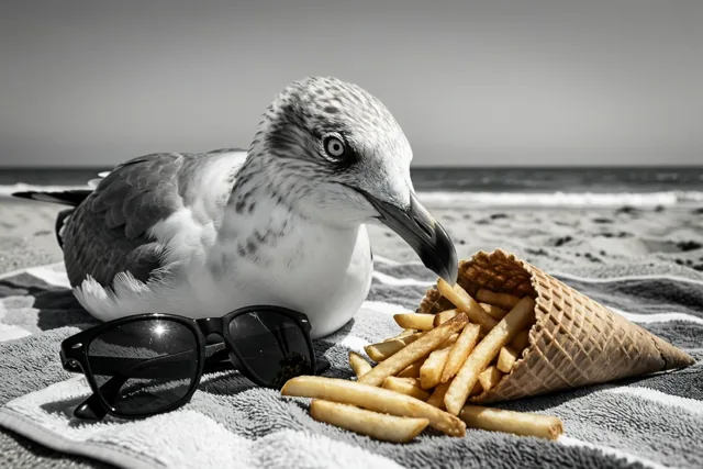 Zomer met een frietje