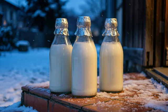 Een vleugje vroeger in de sneeuw