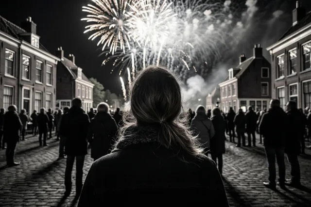 Samen nieuwjaar op de kasseien