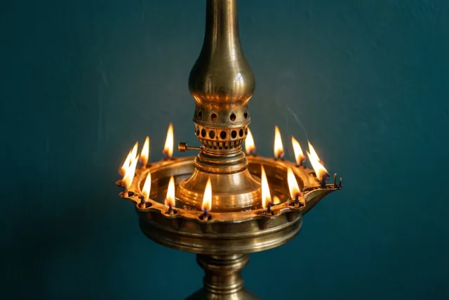 Diwali vol warm licht