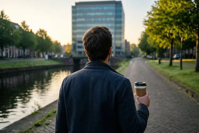 Koffie mee en vol vertrouwen