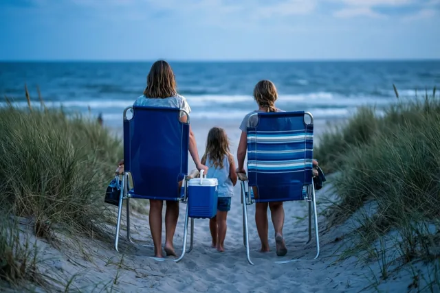 Samen naar de avondzee