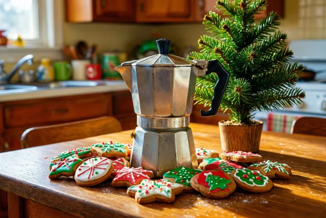 Kerstkoffie in de jaren zestig