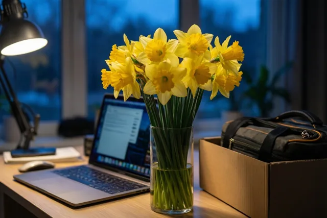 Narcissen voor je nieuwe werkplek