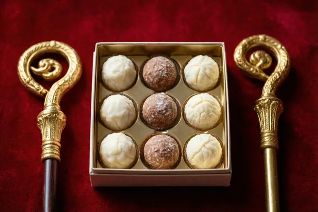 Negen pralines voor Sinterklaas