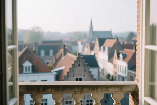 Een rustig begin boven de stad