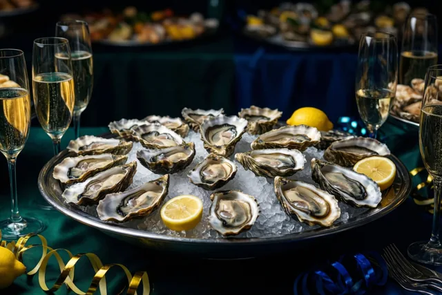 Oesters voor een feestelijk nieuwjaar