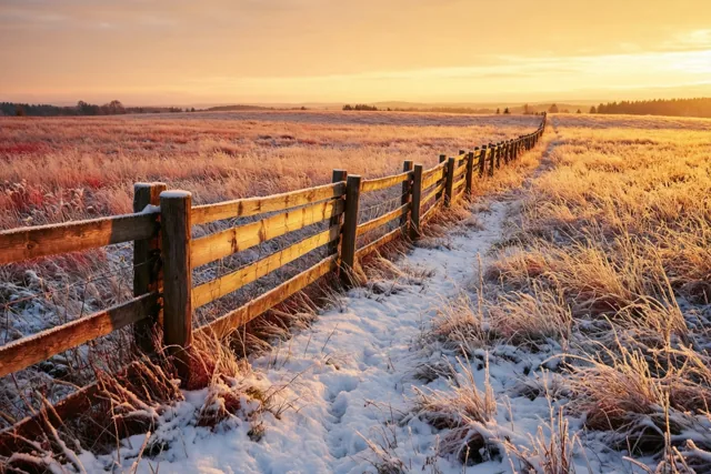 Een zachte winterochtend