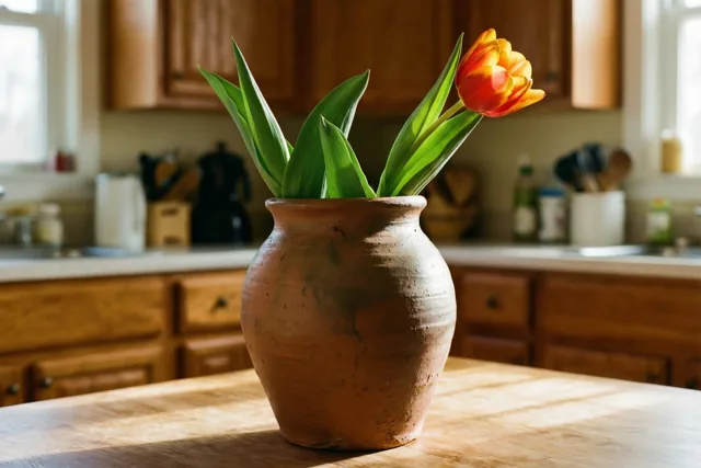Mama, één tulp doet het werk