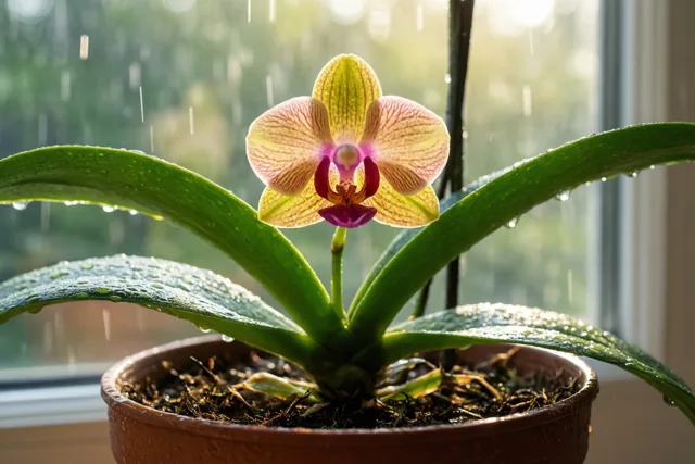 Een orchidee vol zachte hoop
