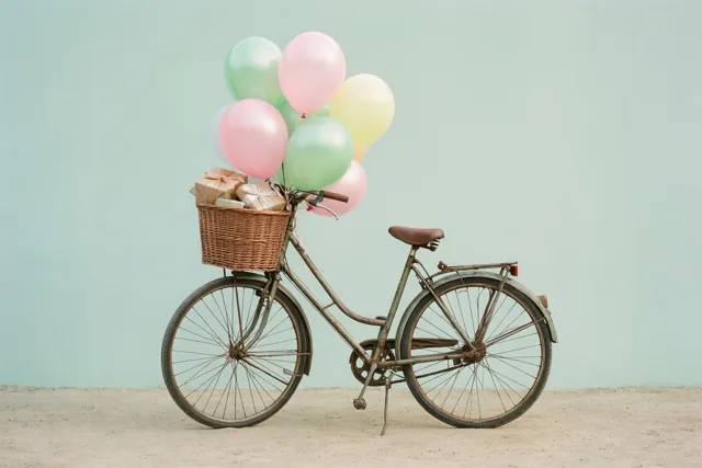 Jarig met een retrofiets vol verrassingen