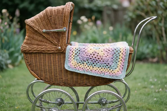 Dromen bij een oude kinderwagen